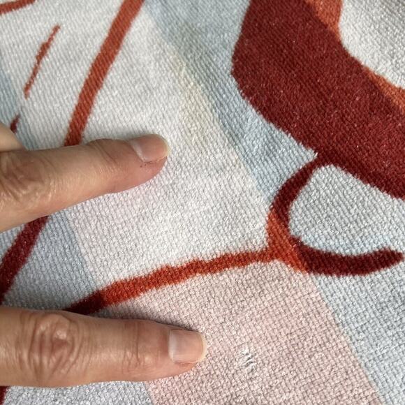 Vintage Mickey Mouse Beach Towel Red Authentic Disney Parks Retro Souvenir NICE! - Picture 5 of 12